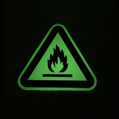 Photoluminescent Explosive Hazard Symbol Custom Warning Signs