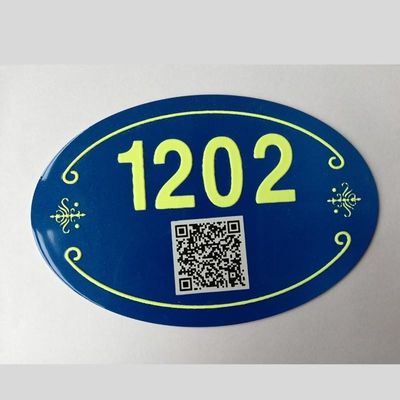 Photoluminescent House Number Sign Glow In The Dark