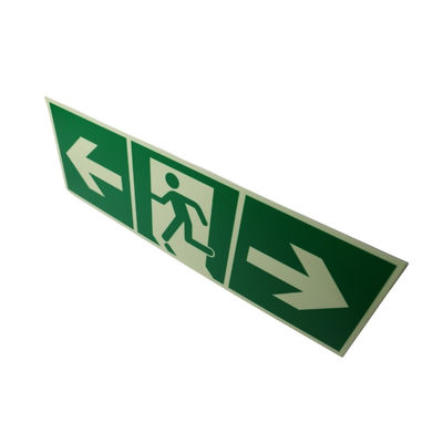 Fluorescent Emergency Evacuation Symbols Hotel Fire Evacuation Signs