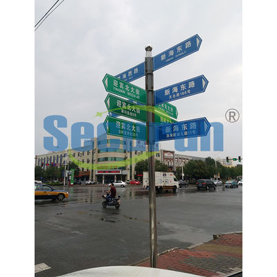 Reflective Photoluminescent Signage Street Name Boards Customized