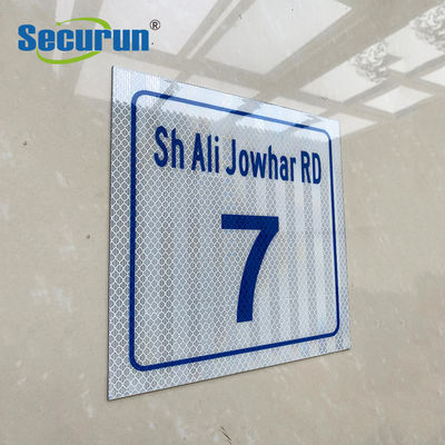 ODM 5 Inch Reflective House Numbers Road Name Signage Plaque