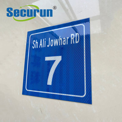 ODM 5 Inch Reflective House Numbers Road Name Signage Plaque