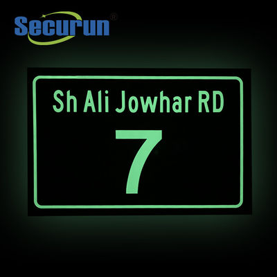 Antirust Scratchproof Reflective Street Number Signs High Visibility House Numbers