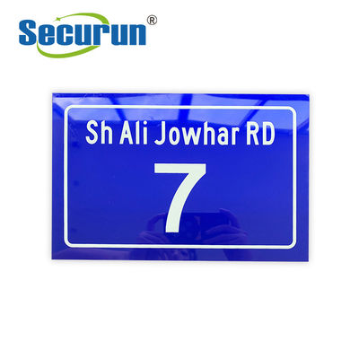 Antirust Scratchproof Reflective Street Number Signs High Visibility House Numbers