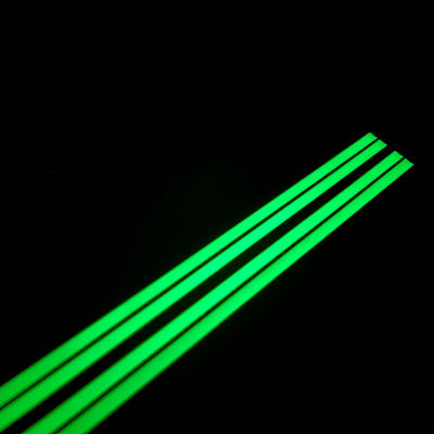 Aluminum Flat Photoluminescent Handrail Strips Safety Stair Nosing OEM