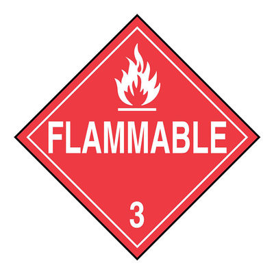 Danger Flammable Liquid Sign