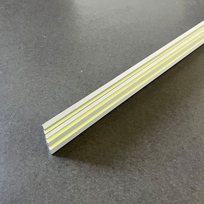 OEM Photoluminescent Stair Markings Aluminum Stair Edging 2.8mm